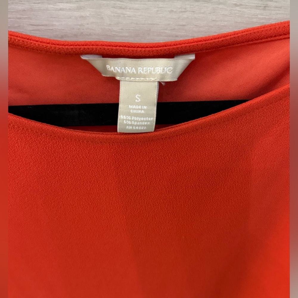 Banana Republic Orange Sleeveless Dress - Picture 2 of 4